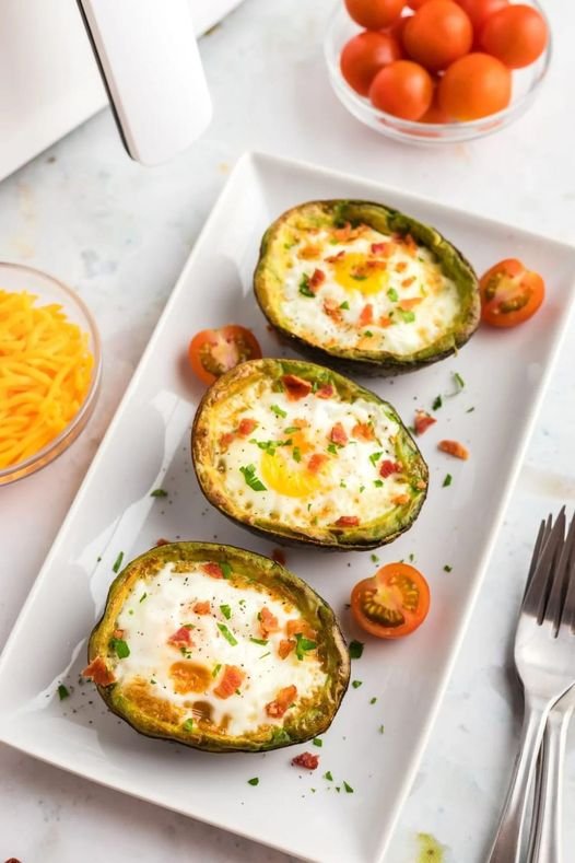 Air Fryer Avocado Eggs Quick and Healthy Breakfast
