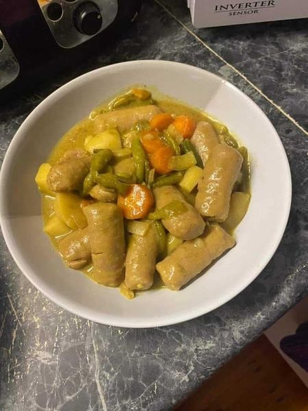 Slow-Cooked Curried Sausages Recipe