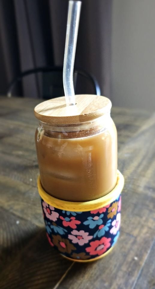 A delicious iced coffee drink!