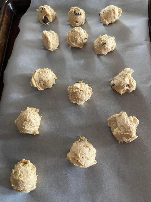 No-bake cookie dough balls