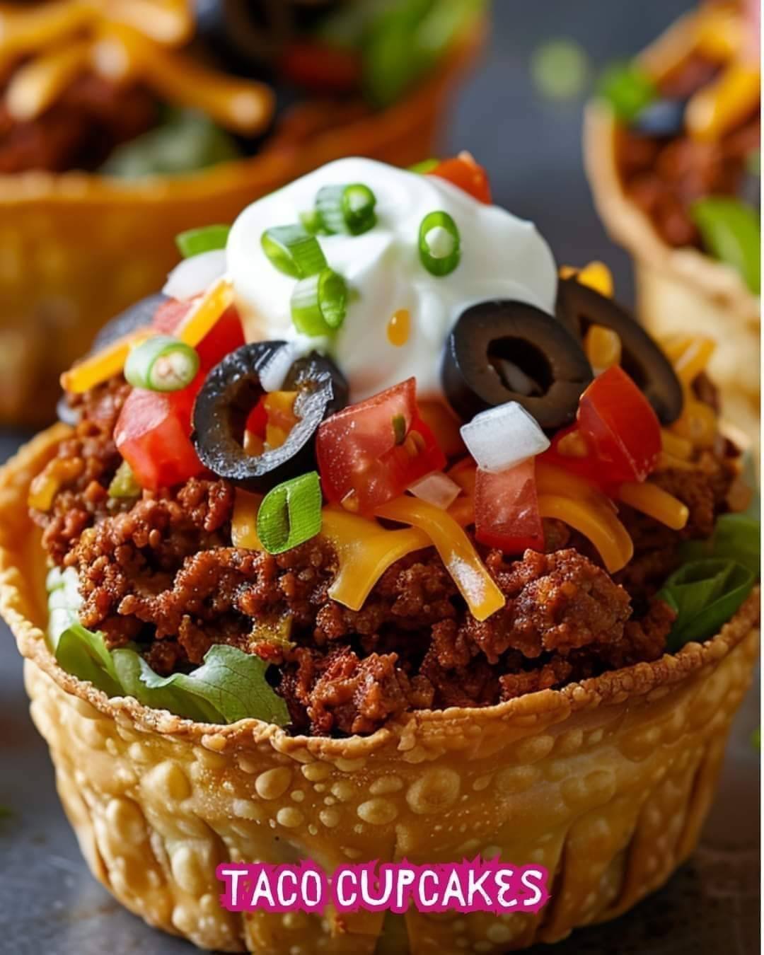 Taco Cupcakes Recipe